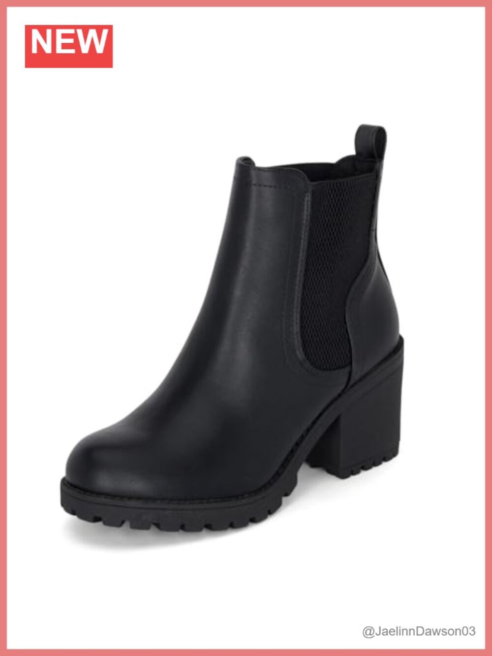 Women's Chelsea Ankle Boots Chunky Heel Lug Sole Platform Booties